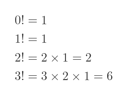 Factorial definition