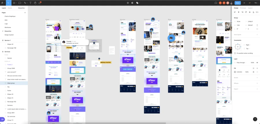 Figma Design System sample case