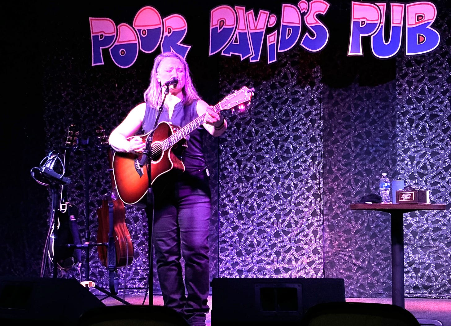 Jennifer Knapp performing at Poor David's Pub