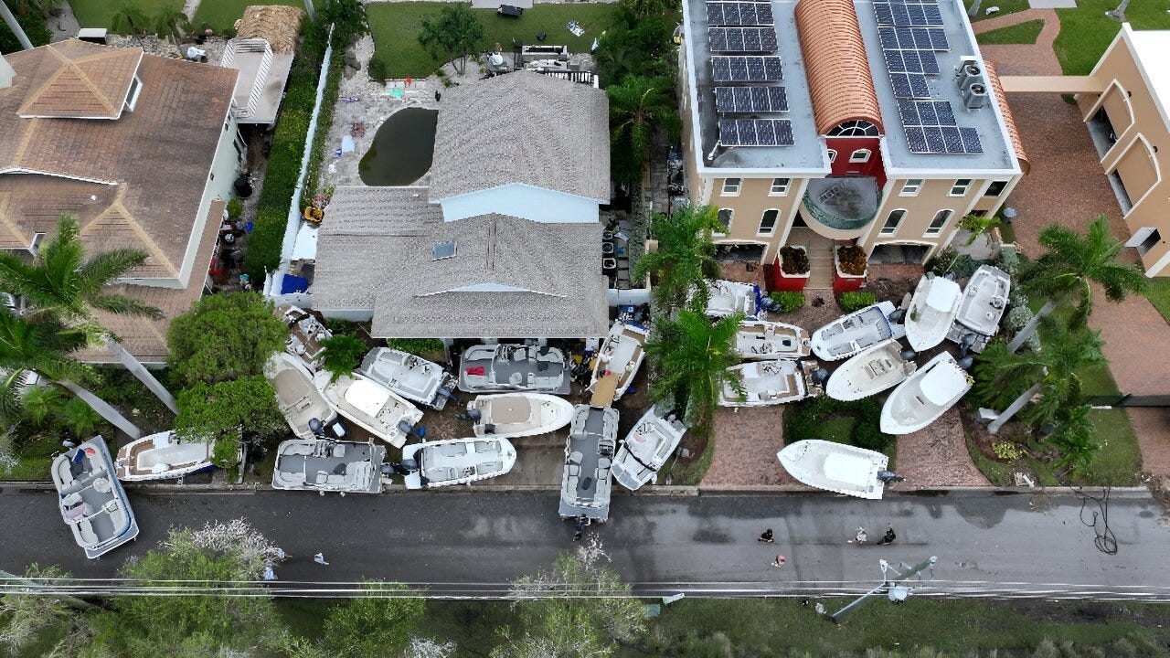 Florida island starts long clean-up after Hurricane Helene