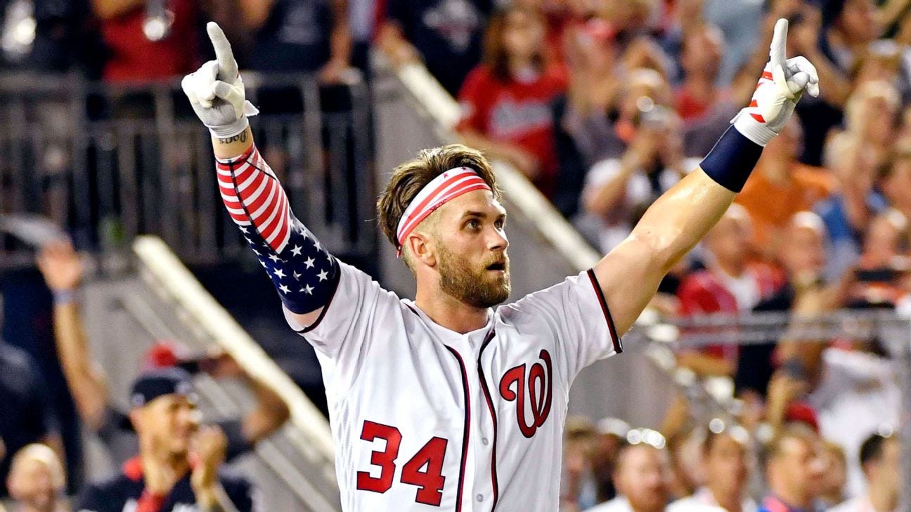 Bryce Harper of Washington Nationals captures Home Run Derby crown in D.C.  - ESPN