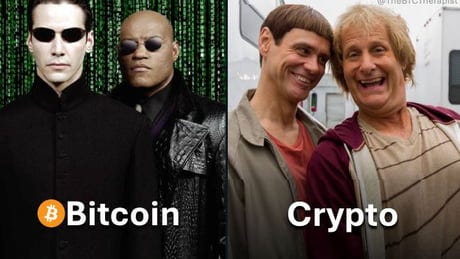 Bitcoin, not crypto