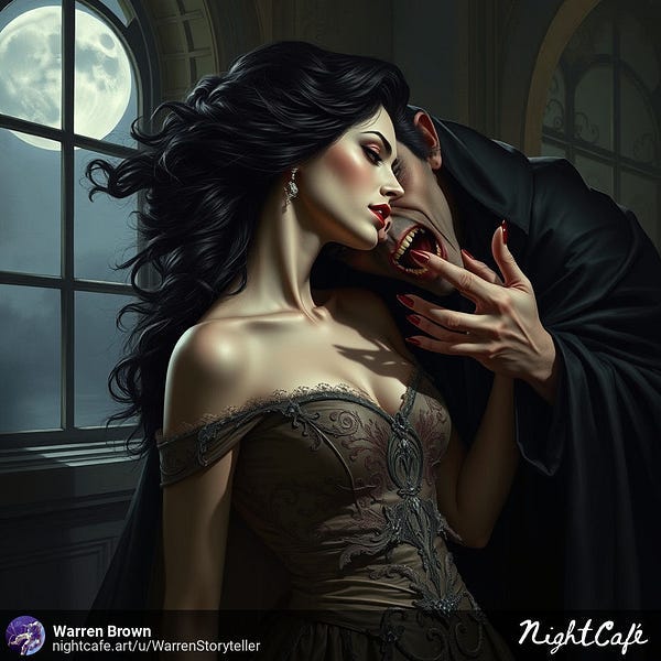 Vampire and his victim