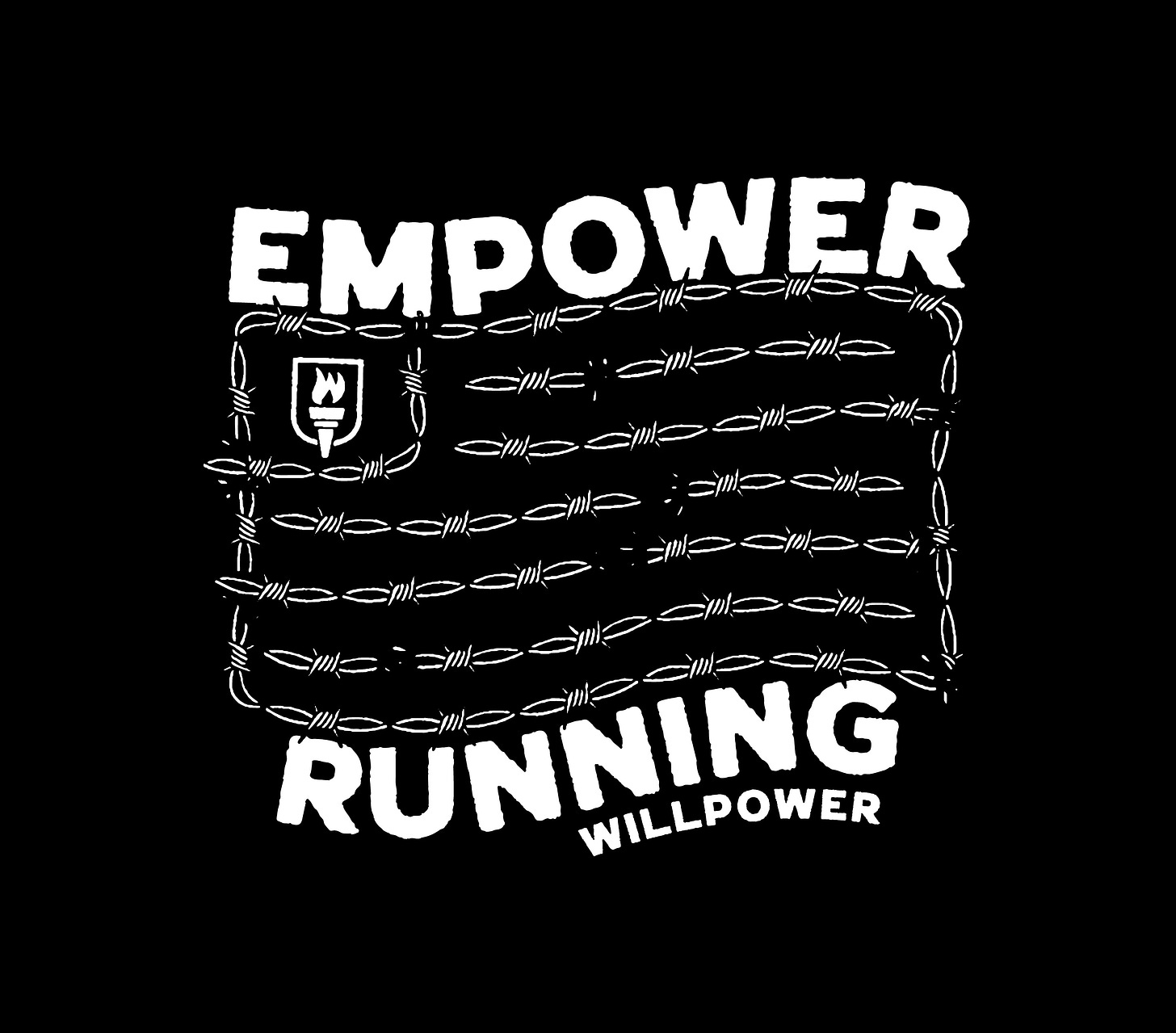 Logo for a Willpower campaign called "Empower Running"