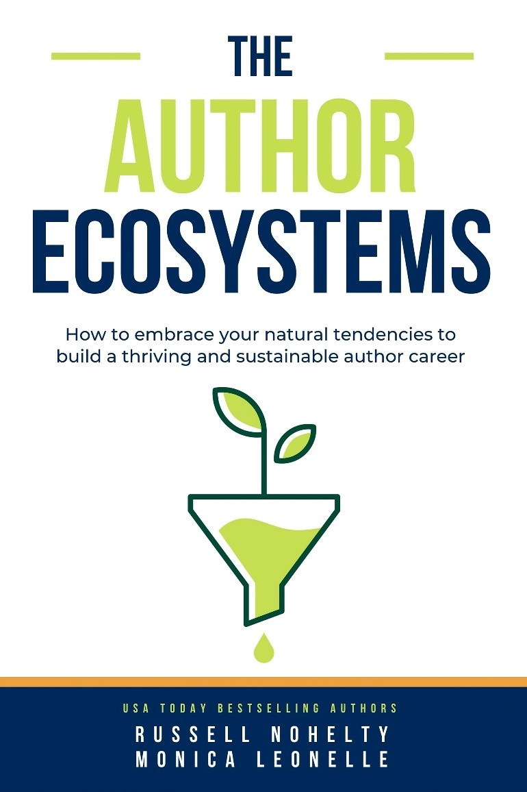 A book cover with a logo and a funnel

Description automatically generated