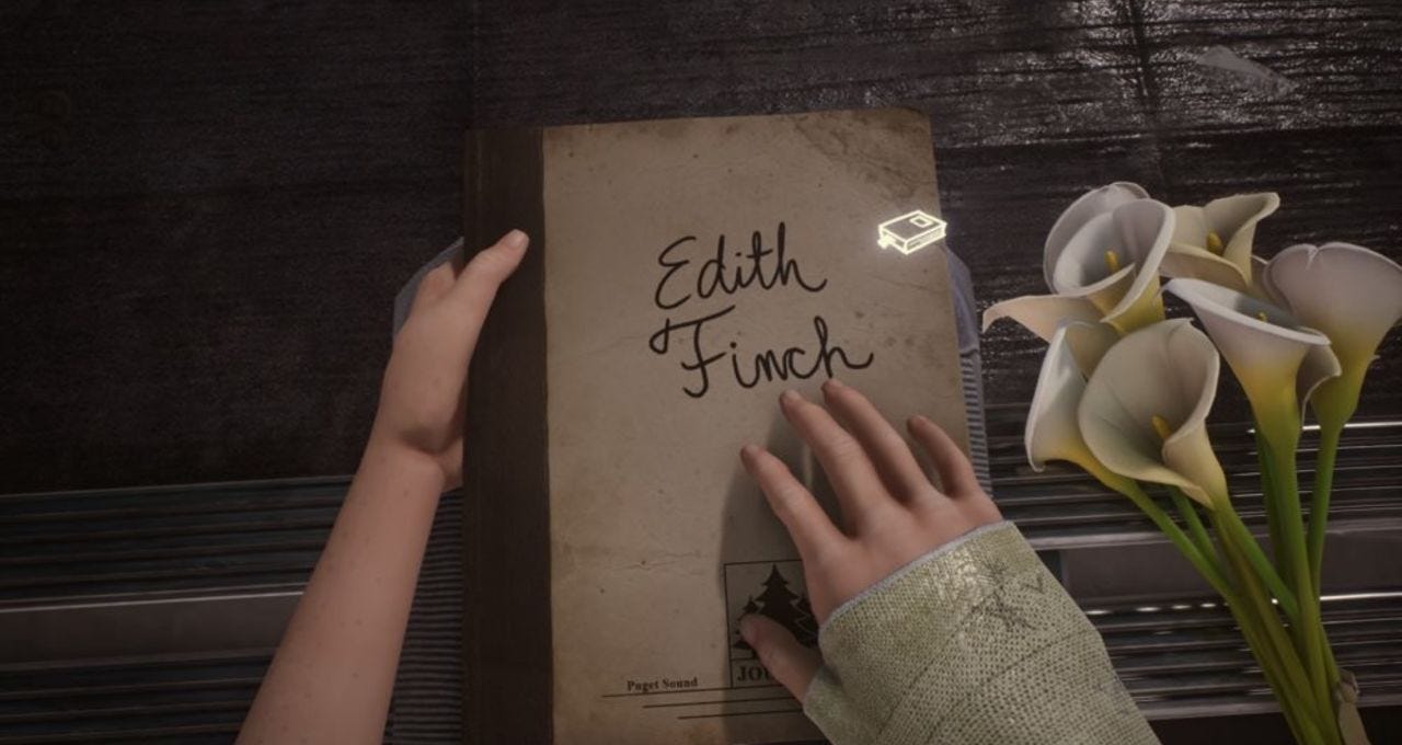 First-person perspective in What Remains of Edith Finch