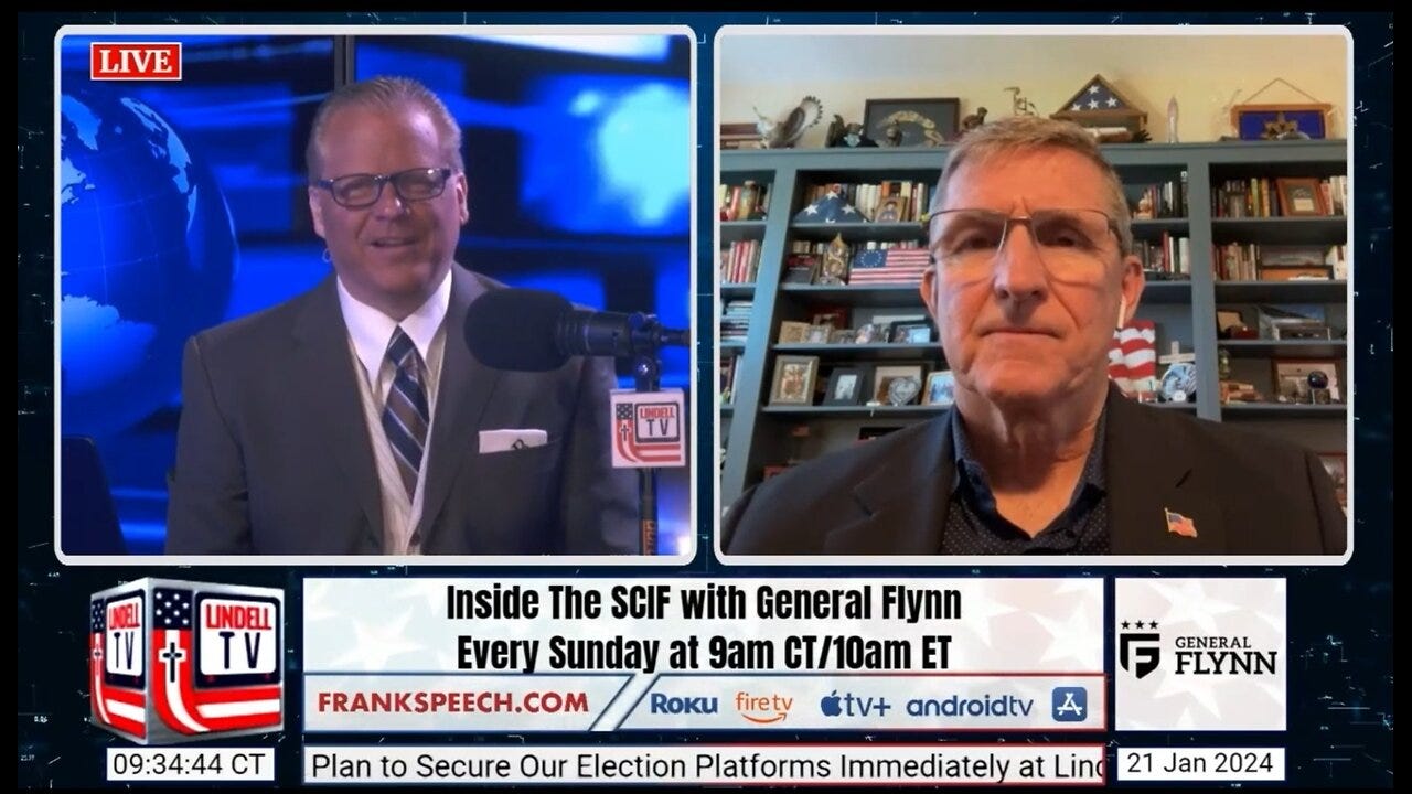 General Flynn and Brannon Howse Inside the SCIF