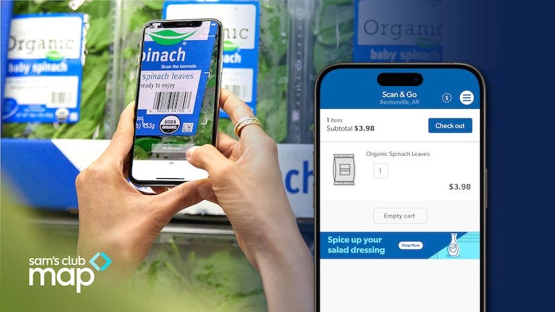 Sam’s Club hails step forward in Retail Media 2.0 as retailer launches displays ads in Scan & Go feature
