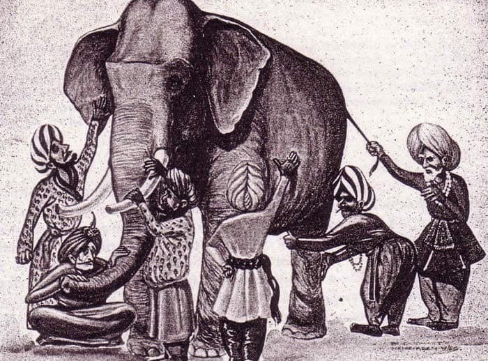 Buddha's Story about an Elephant and Blind men - The Buddhists News Buddha's Story about an Elephant and Blind men - The Buddhists News