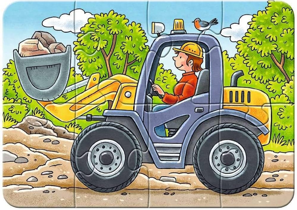 Ravensburger Children's Puzzle - 06946 My Favourite Construction Vehicles -  My First Puzzle with 2, 4, 6, 8 Pieces - Puzzle for Children from 2 Years:  Buy Online at Best Price in UAE - Amazon.ae