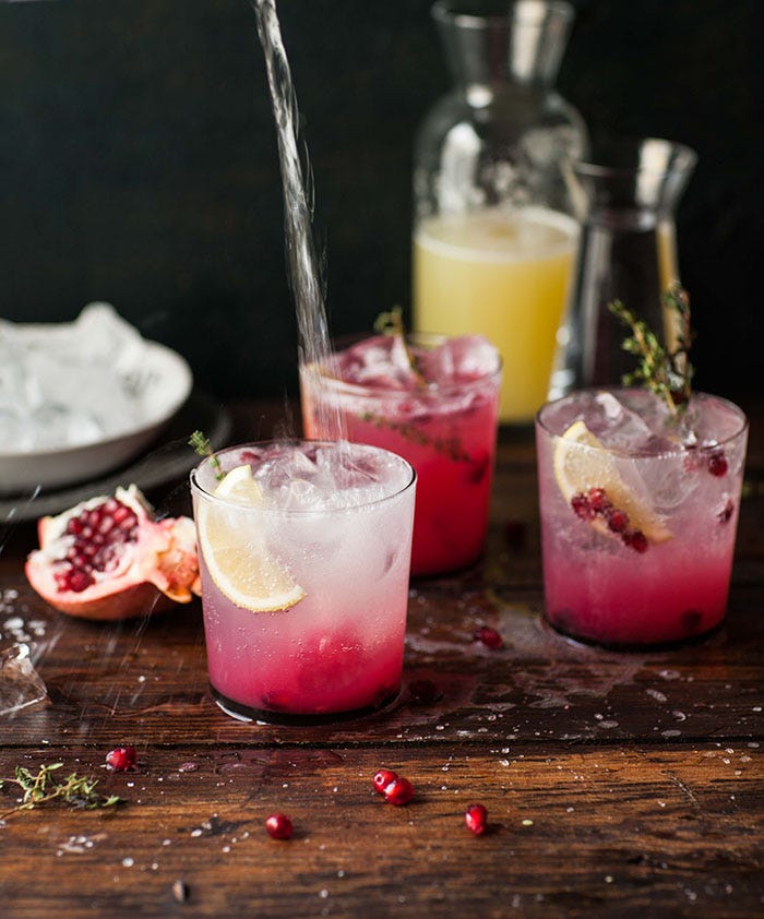 pomegranate lemonade