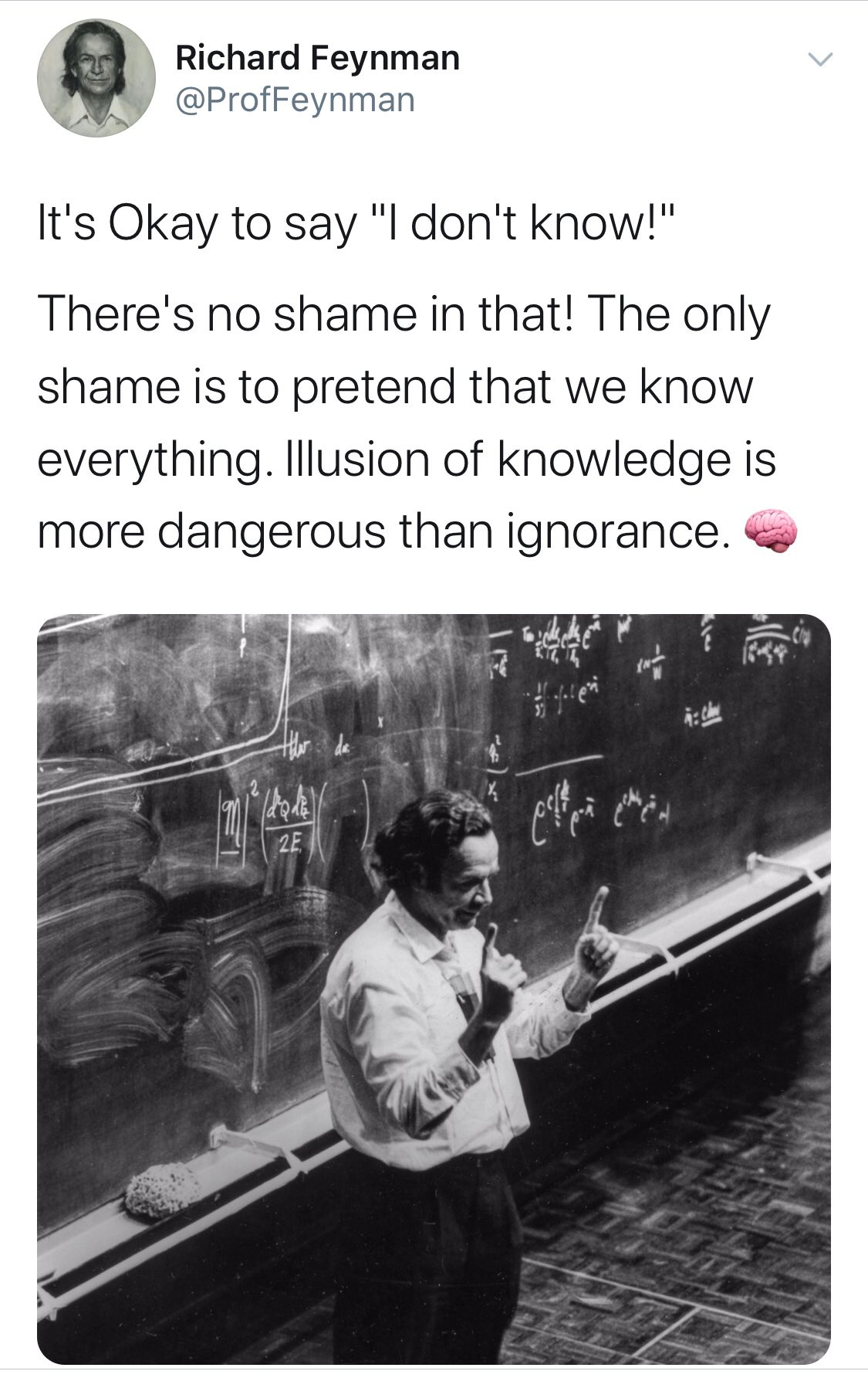 Umar Saif on X: "Illusion of knowledge is more dangerous than ignorance.  https://t.co/AMl3gVPmcB" / X