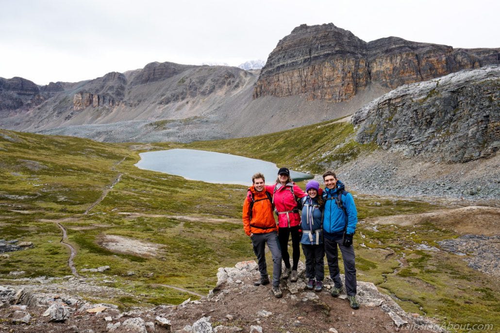 Meeting (and hiking with) rad new friend in Canada!