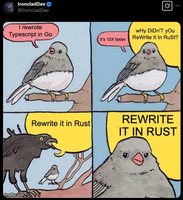 Rewrite TS in Rust