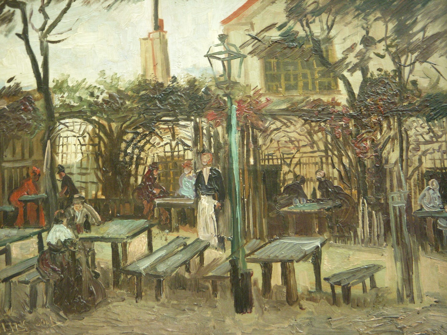 Ficheiro:Van Gogh - Gartenlokal "La Guinguette" auf dem Montmartre.jpg –  Wikipédia, a enciclopédia livre
