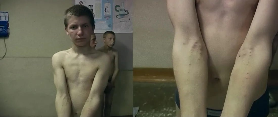 Jovem russo viciado em cena do filme "Almost Holy", de Steve Hoover