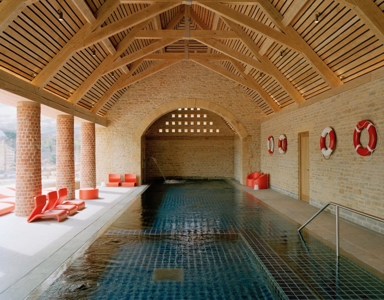 The farmyard at the newt, the new hotel opening at the newt; More family oriented but still beautiful