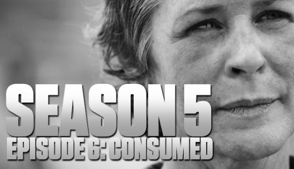 walking dead season 5 consumed images with carol darryl