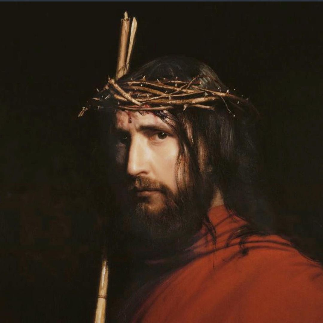 Jesus on Good Friday by Carl Heinrich Bloch