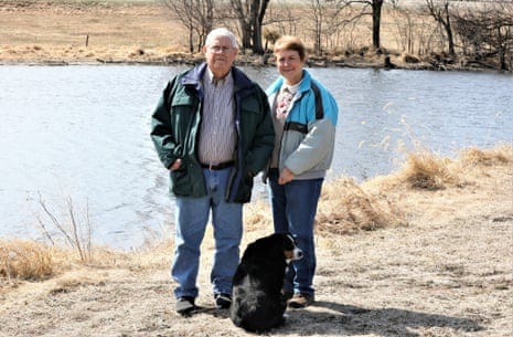 Stan and Evelyn Keiser’s farm pond in Mead, Nebraska, has been heavily contaminated with toxic pesticides.