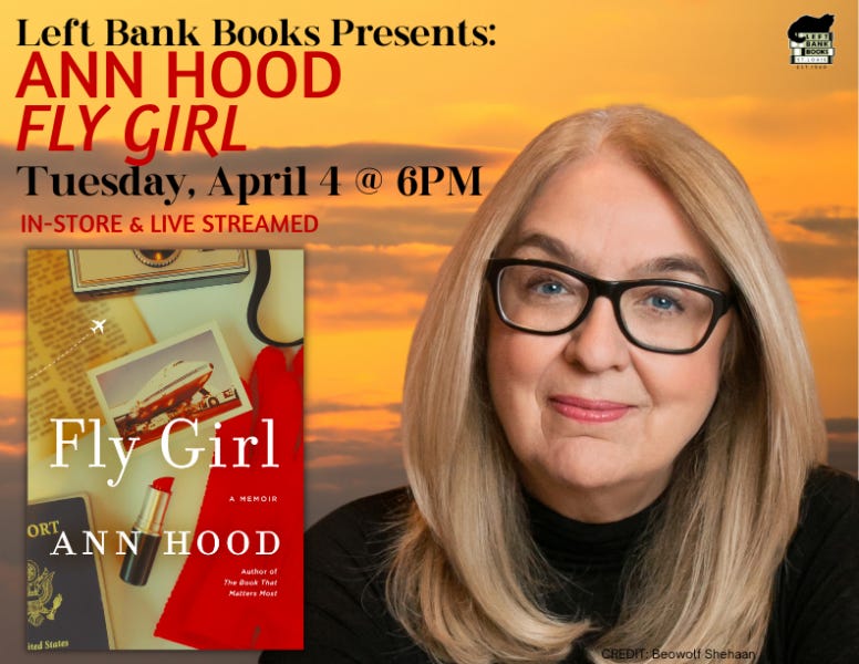 Ann Hood - Fly Girl | Left Bank Books