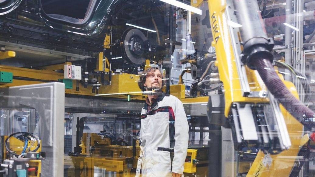 Sebastian Böttcher, equipment planner, Porsche Plant Leipzig, 2024, Porsche AG