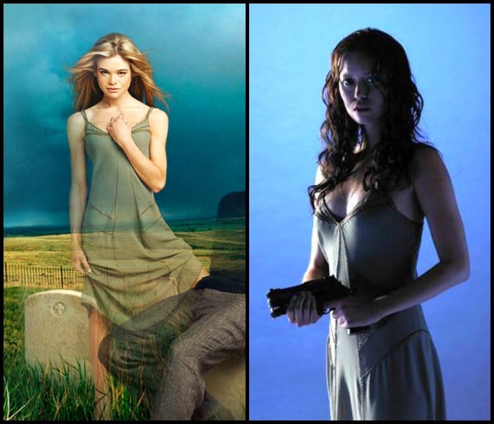 Ellen Muth w serialu "Dead Like Me" oraz Summer Glau w "Serenity", będącym kontynuacją serialu "Firefly"