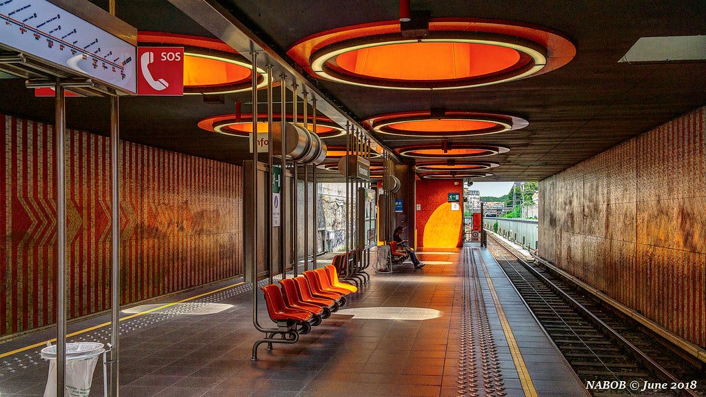 Brussels, Belgium: Pannenhuis metro station (LIne 6) | Flickr