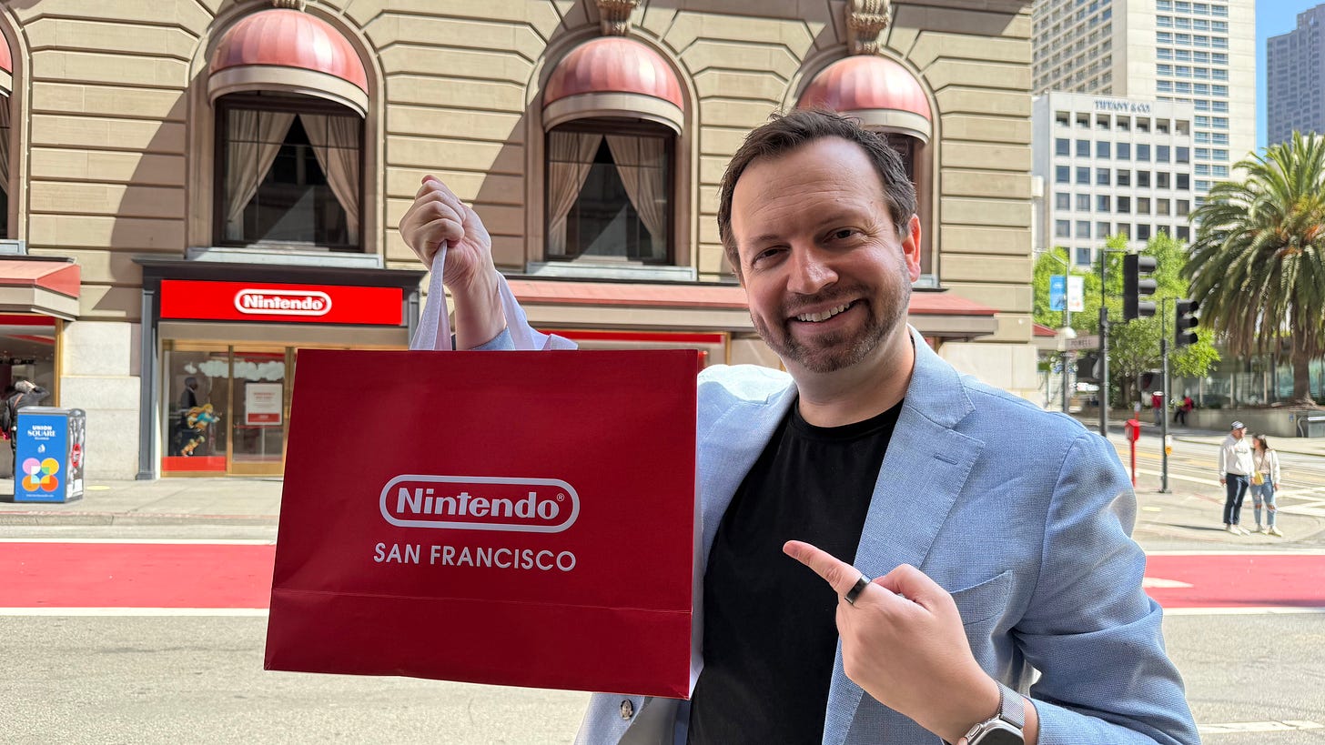 Nintendo Store San Francisco bag