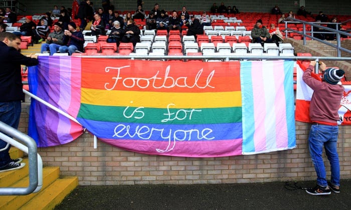 Despite its best intentions, football remains unwelcoming of gay fans |  Soccer | The Guardian