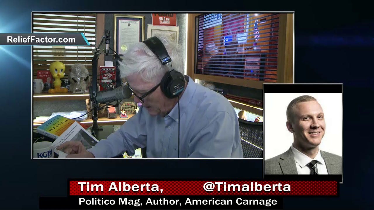 Tim Alberta on with Hugh Hewitt - YouTube