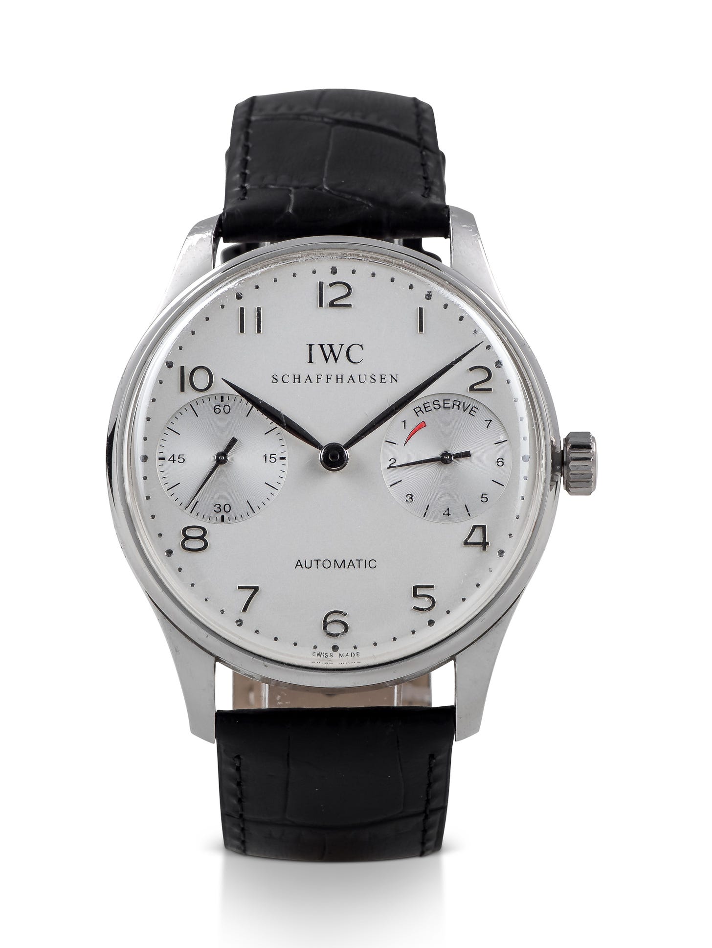 IWC | PORTUGIESER AUTOMATIK 2000, REF 5000 LIMITED EDITION PLATINUM  WRISTWATCH WITH POWER RESERVE INDICATION CIRCA 2000 | Watches Online |  Watches | Sotheby's