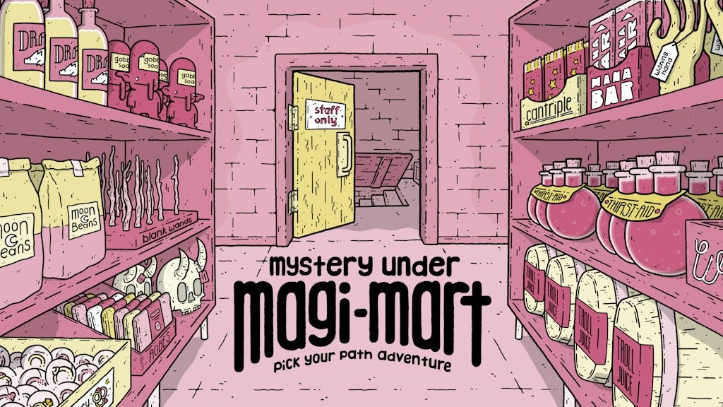 Imagen del proyecto para Mystery Under Magi-Mart