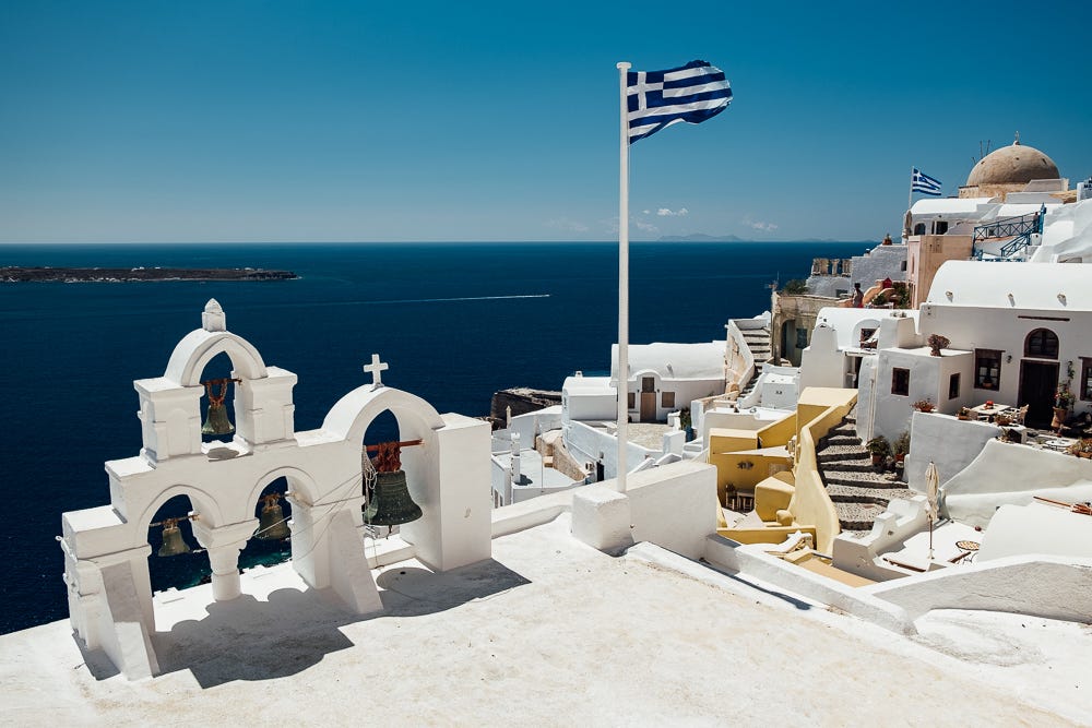 Bells in Oia.