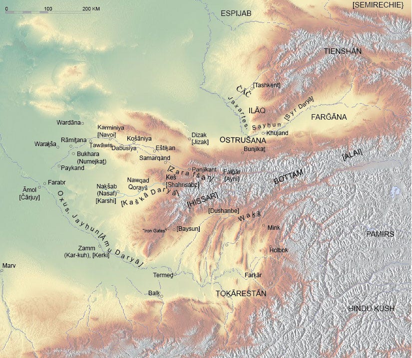 SOGDIANA ii. Historical Geography – Encyclopaedia Iranica