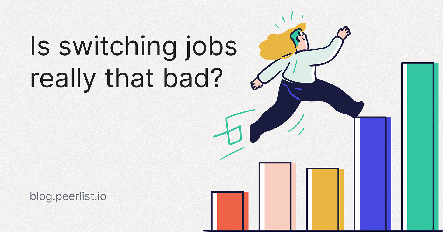 Is switching jobs really that bad?