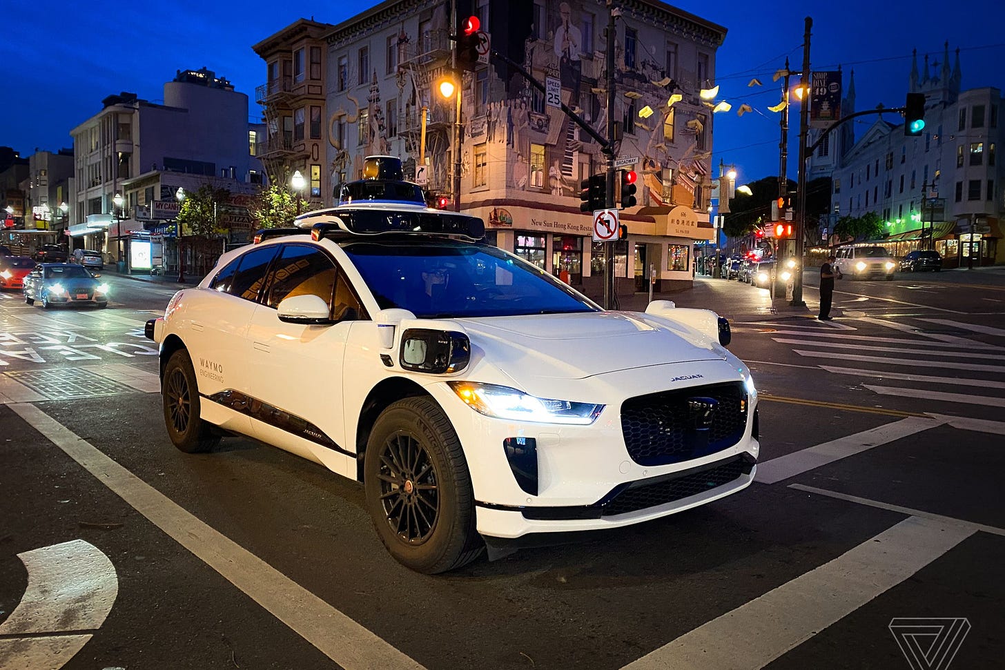 Waymo vehicle in San Francisco