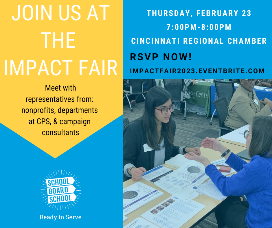 Promotional graphic for Impact Fair described above