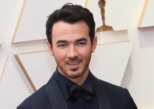 Kevin Jonas attends the 94th Annual Academy Awards at Hollywood and Highland on March 27, 2022 in Hollywood, California. (David Livingston/Getty Images)