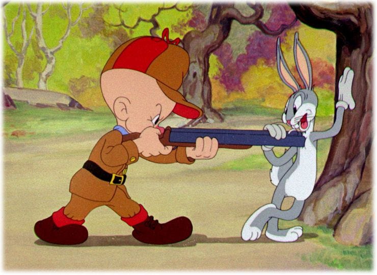 Bugs Bunny debuts! Earns Oscar nod opposite guntoting Fudd (1940)