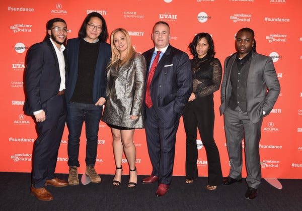 stephen maing at sundance film festival crime punishment premiere