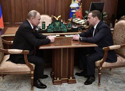 Report: Russian prime minister submits resignation to Putin ...