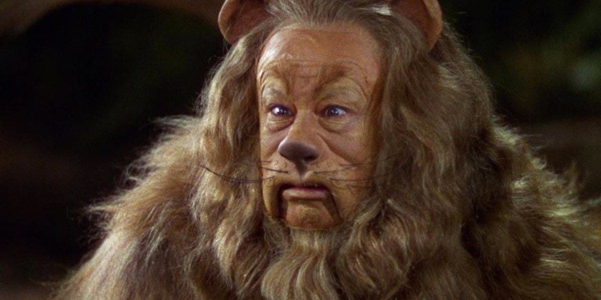 Apparently The Wizard Of Oz's Cowardly Lion Costume Was Made From Real Lion  Fur | Cinemablend