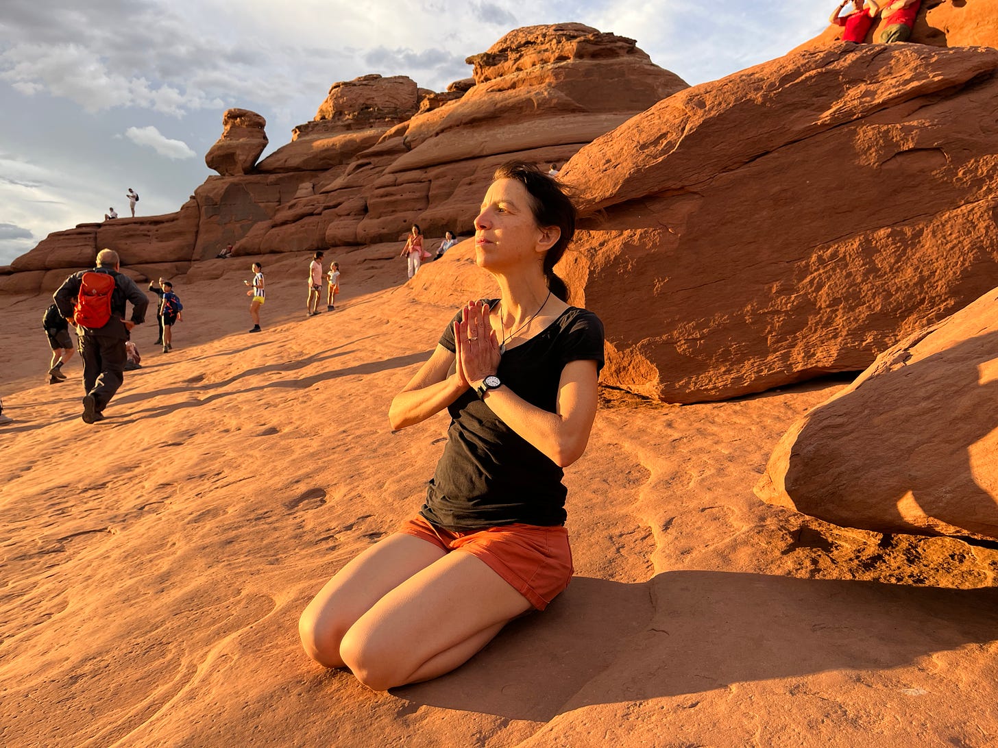 moab, utah, hero, pose, yoga, practice, asana, namaste