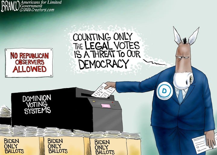 voter-fraud-democrat-election-cartoon - CITIZEN FREE PRESS