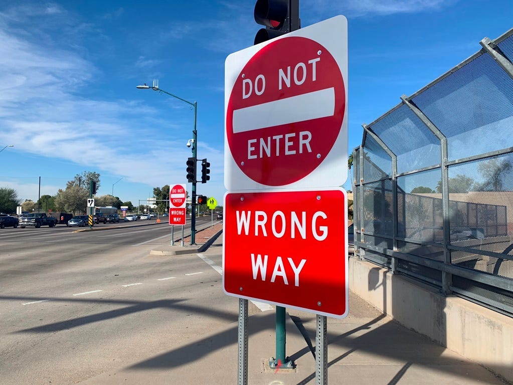 ADOT installs hundreds more visible wrong-way signs along ...