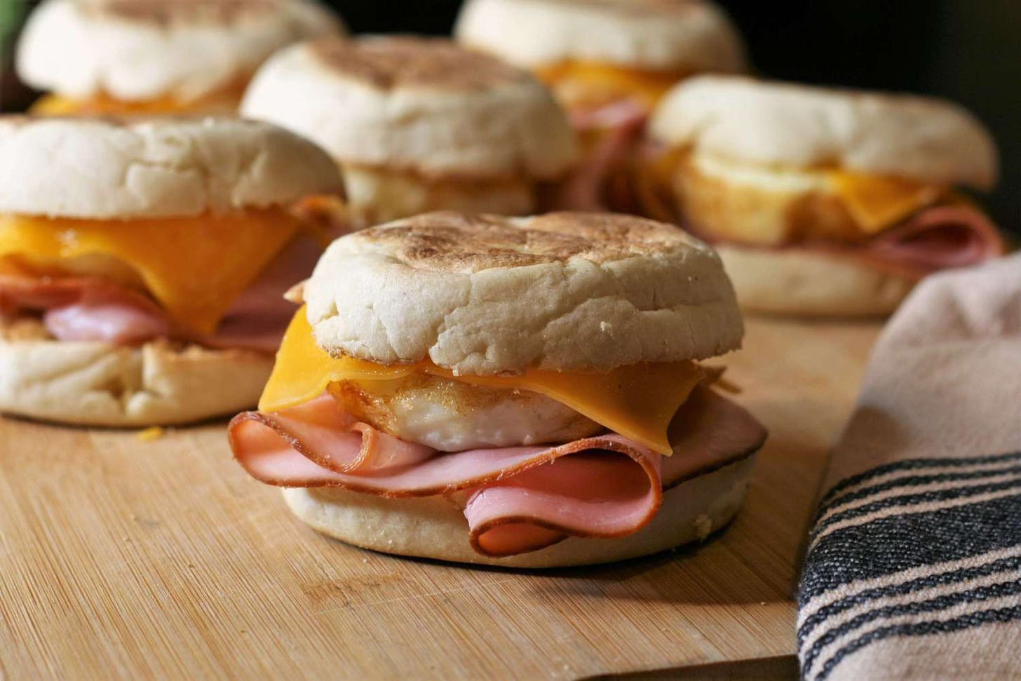 Breakfast sandwiches