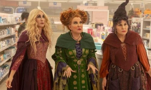 scene from Hocus Pocus 2 in the Walgreens