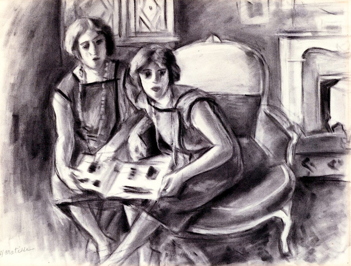 Two Sisters
Henri Matisse - circa 1922-1923