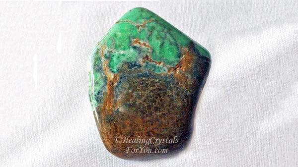 Green and Brown Variscite